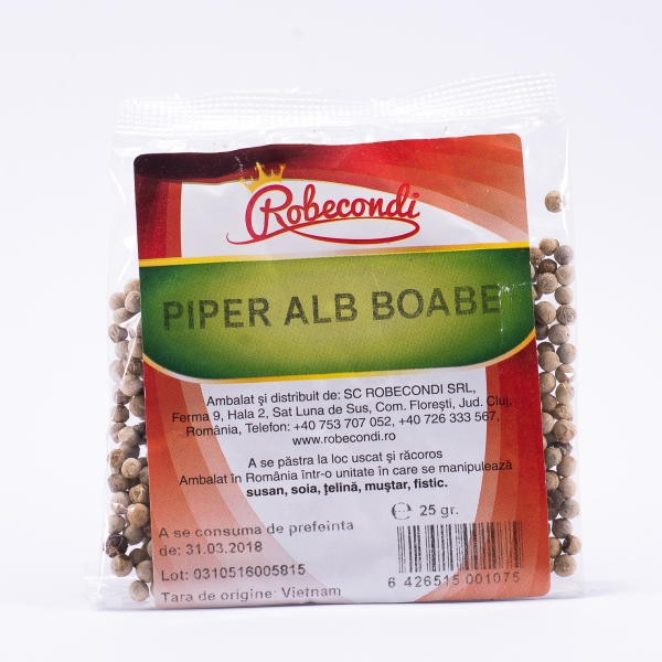 piper alb boabe